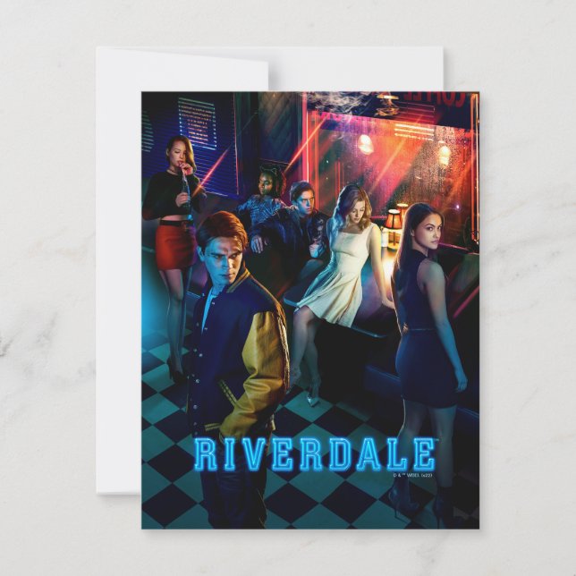 Tarjeta Pequeña Riverdale dentro del Poster Diner del Pop (Anverso)