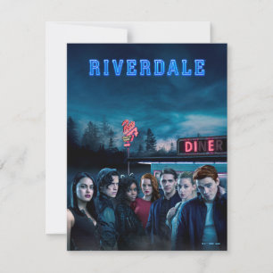 Tarjeta Pequeña Riverdale fuera del Poster Diner del Pop