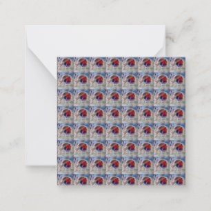 Tarjeta Pequeña Robin navidades
