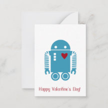Robot Valentine - Azul