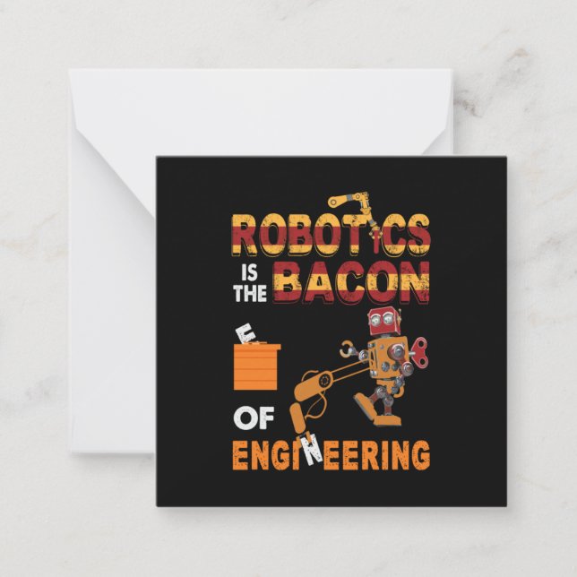 Tarjeta Pequeña Robótica De Ingeniería (Anverso)