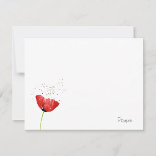 Tarjeta Pequeña Rojo