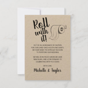 Tarjeta Pequeña Rollo de corte con el rollo pospuesto con su tarje