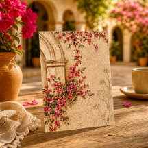 Romance de Jardín Floral con Arco Antiguo Español