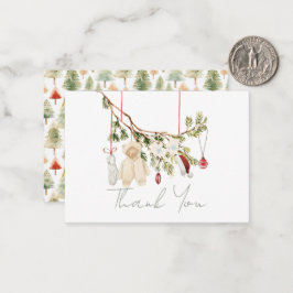 Tarjeta Pequeña Ropa de bebé Lavandería Baby Shower Agradecimiento