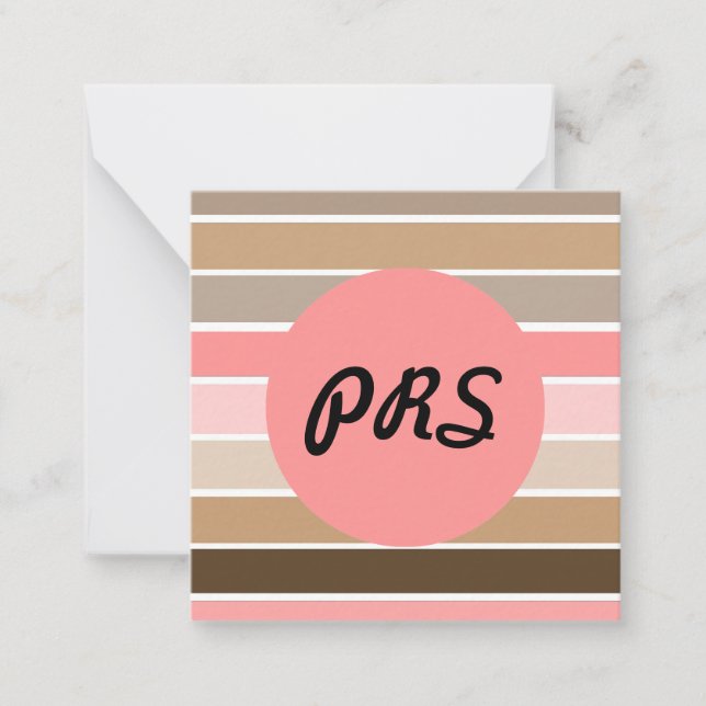 Tarjeta Pequeña Rosa de una concha (Anverso)