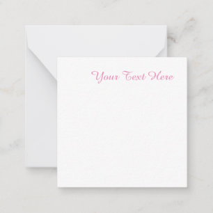 Tarjeta Pequeña Rosa femenino minimalista profesional