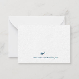 Tarjeta Pequeña Rosa Mandala