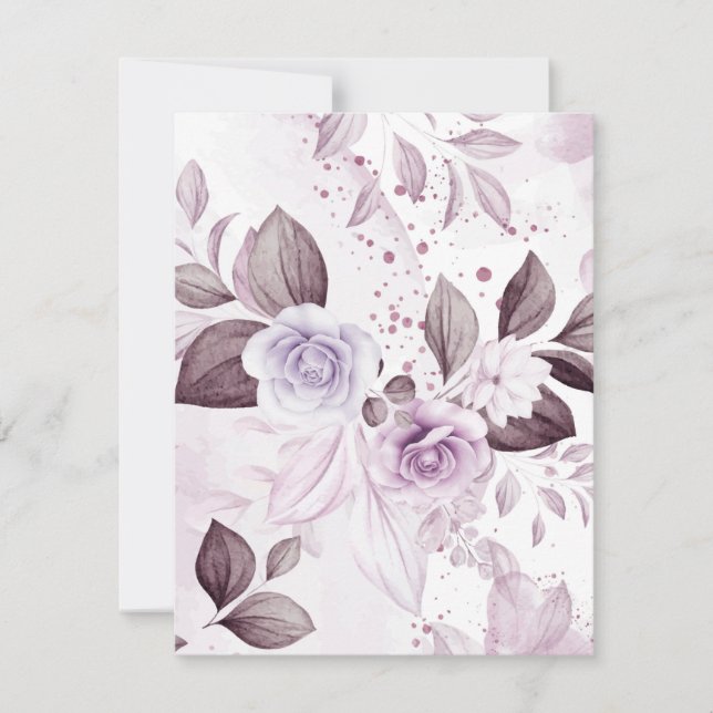 Tarjeta Pequeña Rosas acuáticos 2 (Anverso)