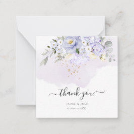 Tarjeta Pequeña Rosas de Crema de Hielo Púrpura H2 Elegantes de Pi