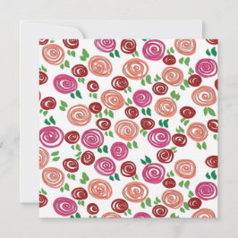 Tarjeta Pequeña Rosas de ensueño