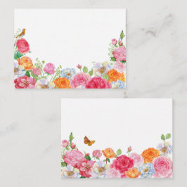 Tarjeta Pequeña Rosas de flores de arte