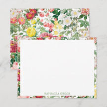 Rosas florales Vintage Spring Garden