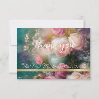 Tarjeta Pequeña Rosas Vintage Pintados Al Estilo Holandés Antiguo