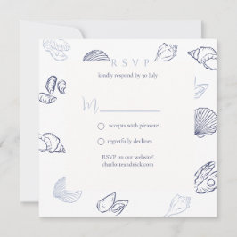 Tarjeta Pequeña RSVP Náutico