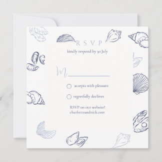 Tarjeta Pequeña RSVP Náutico
