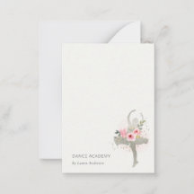 Rubor Floral Plata Logo Academia de Baile Bailarin