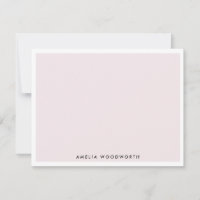 Rubor Pink White Elegant Classic Luxury Minimalist