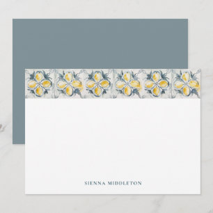 Tarjeta Pequeña Rústicos mosaicos mediterráneos personalizados