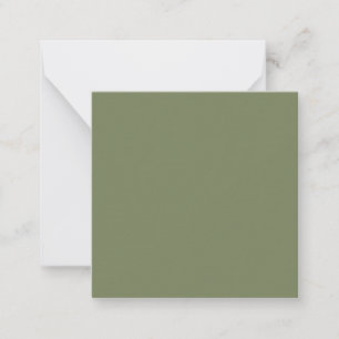 Tarjeta Pequeña Sage Green Color sólido