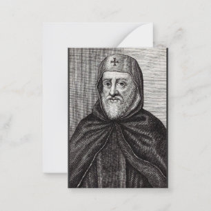 Tarjeta Pequeña Saint Éphrem, el teólogo cristiano sirio