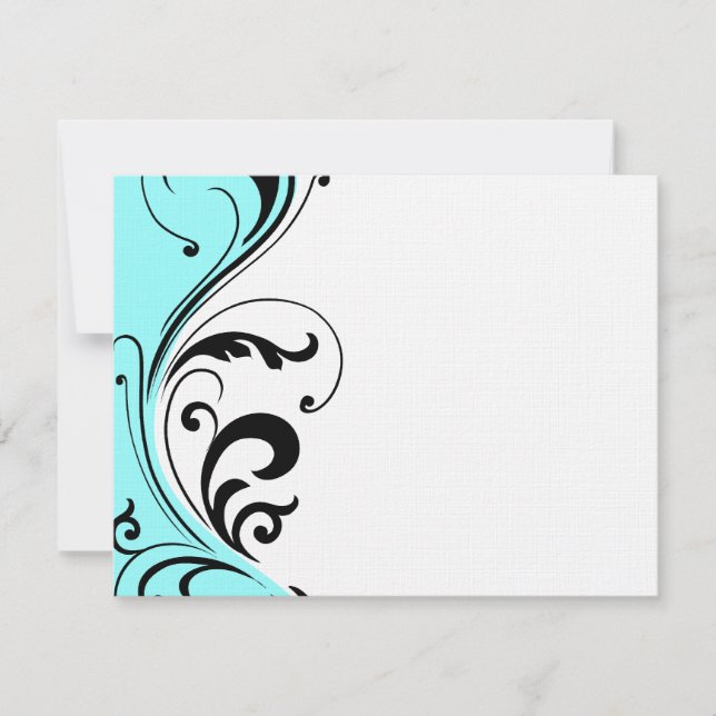 Tarjeta Pequeña Salón de pelo elegante Notecards (Anverso)