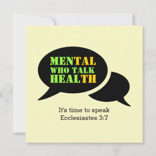 Tarjeta Pequeña Salud mental   HOMBRES QUE HABLAN DE SALUD