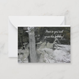 Tarjeta Pequeña Saludo de vacaciones - Taughannock Falls