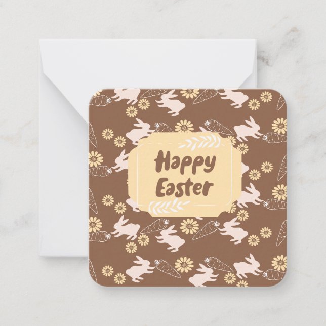 Tarjeta Pequeña Saludos de Pascua (Anverso)