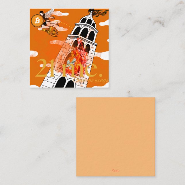 Tarjeta Pequeña Salva me. (Anverso / Reverso)