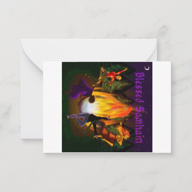 Tarjeta Pequeña Samhain (Anverso)
