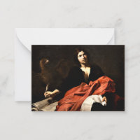 San Juan Evangelista, pintura de arte fino