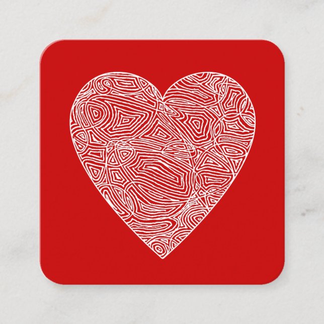 Tarjeta Pequeña San Valentín (Anverso)