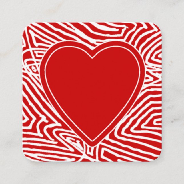 Tarjeta Pequeña San Valentín (Anverso)