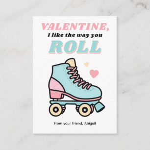 Tarjeta Pequeña San Valentín Me Gusta la Forma en que Rueda