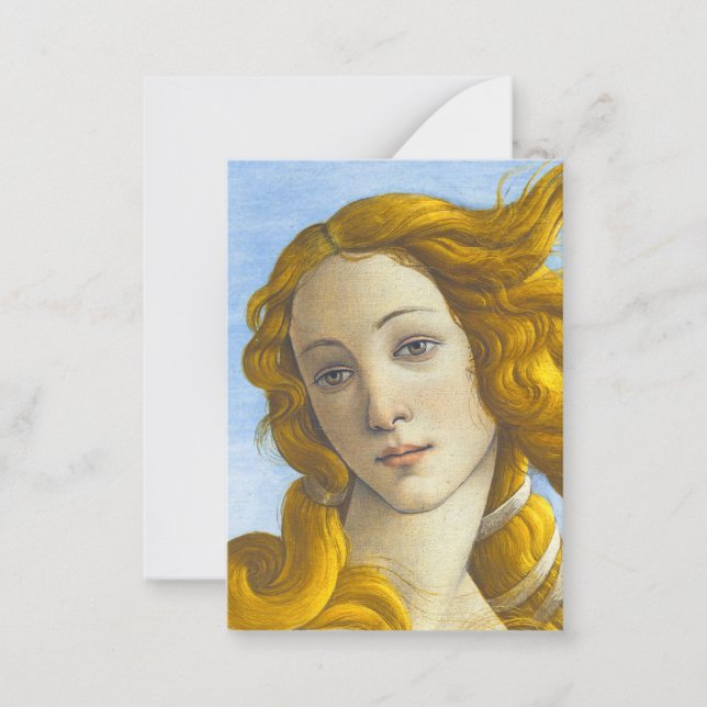 Tarjeta Pequeña Sandro Botticelli - Nacimiento de los detalles de  (Anverso)