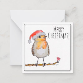 Tarjeta Pequeña Santa Robin