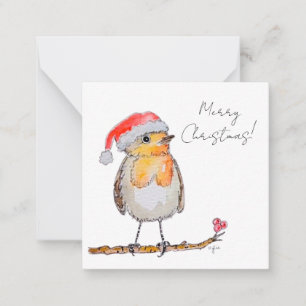 Tarjeta Pequeña Santa Robin
