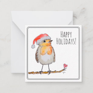 Tarjeta Pequeña Santa Robin