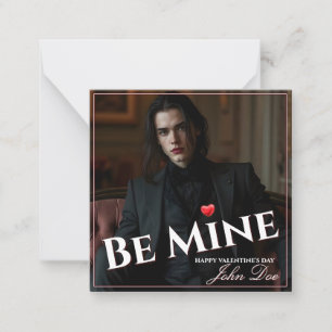 Tarjeta Pequeña Sé Mía – Una Silenciosa Promesa de San Valentín