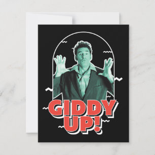 Tarjeta Pequeña Seinfeld Kramer - Giddy Up!