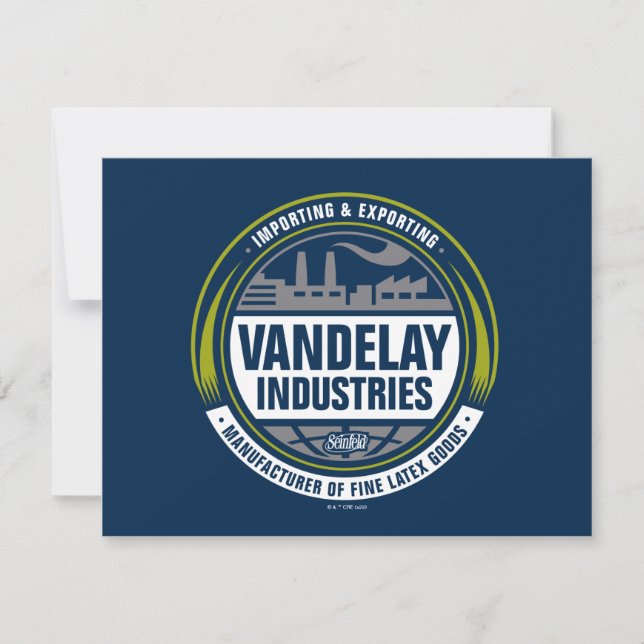 Tarjeta Pequeña Seinfeld | Vandelay Industries Logo (Anverso)