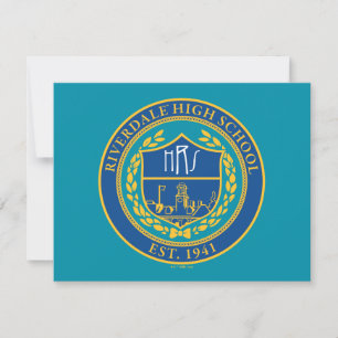 Tarjeta Pequeña Sello de la escuela secundaria de Riverdale