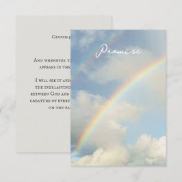 Tarjeta Pequeña señalador de Gracia & Versículo Bíblico Génesis 19