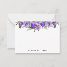 Tarjeta Pequeña Sencilla y elegante estacionamiento personal con f