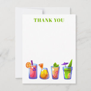Tarjeta Pequeña Sencillo Chic Moderno Minimalista Gracias 