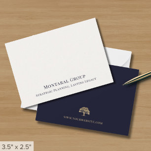 Tarjeta Pequeña Sencillo y elegante negocio Minimalista