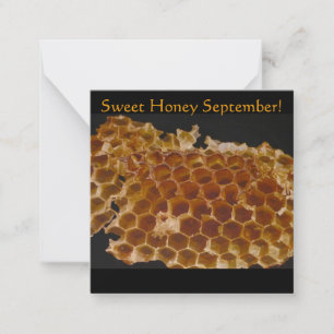 Tarjeta Pequeña ¡Septiembre es mes de la miel!