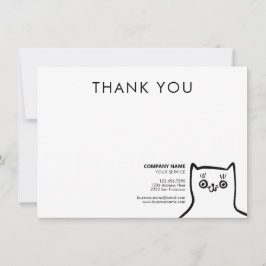 Tarjeta Pequeña Servicio de cuidado de mascotas Gato Gratis