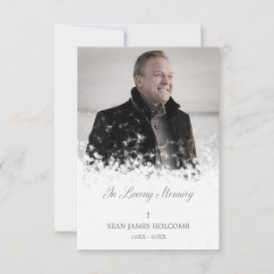 Tarjeta Pequeña Servicio minimalista de recuerdo fotográfico: Quer